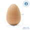 Wooden Eggs Unfinished Multiple Sizes Available, Craft Eggs Easter Ornaments | Woodpeckers